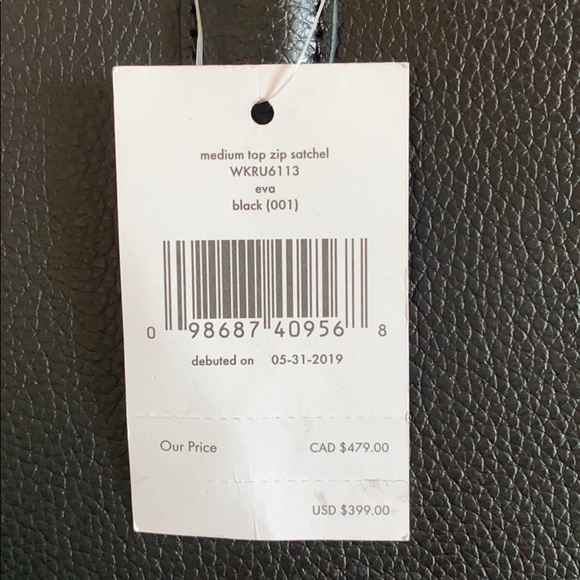 ✨Sold✨ ♠️Kate Spade♠️Black Tote - Picture 6 of 8